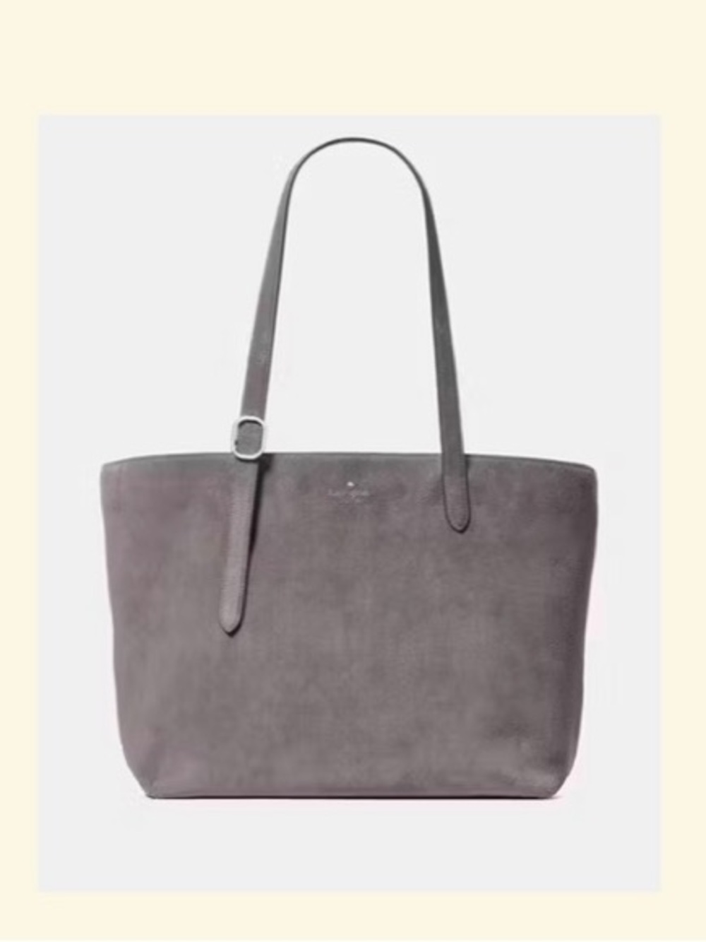 kate spade Gray Suede Tote